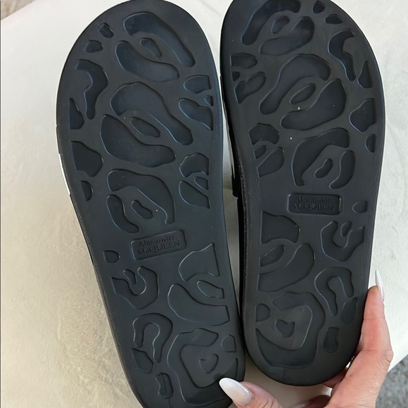 Alexander McQueen Black Slides - Picture 3 of 4